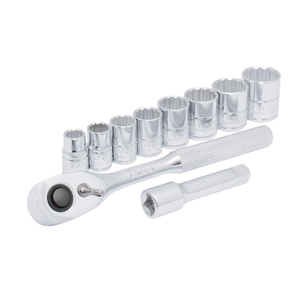 3/8" Drive SAE, 10 pcs